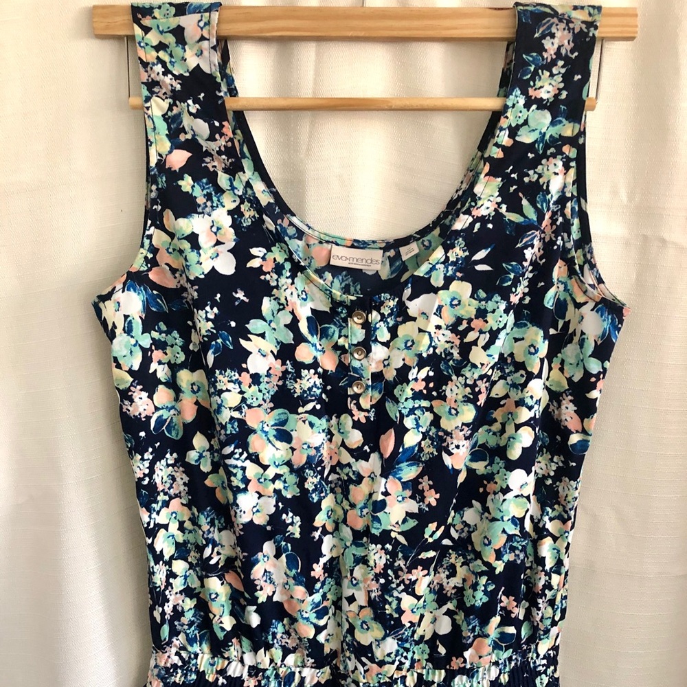 Eva Mendes for New York & Company Floral Jumpsuit